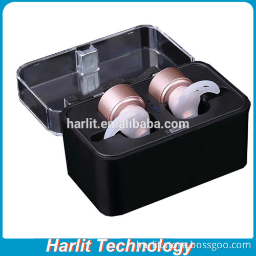 Wireless Stereo Headphones Headset With Mic Mini Bluetooth 4.2 Headset With Charging Box For Back Up Use